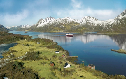 ombord på Hurtigruten